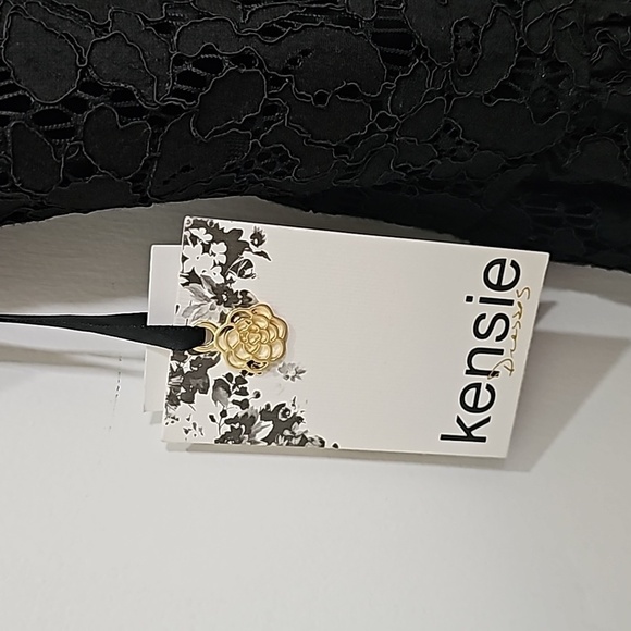 Kensie Fit & Flare Lace Dress with Cap Sleeves Size 2 - Picture 13 of 17